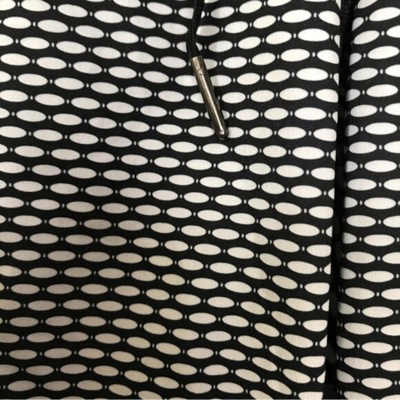 Pure & Simple Active NEW Crop Joggers Pants Zipper Pockets Drawcord Yoga Print - Picture 6 of 11